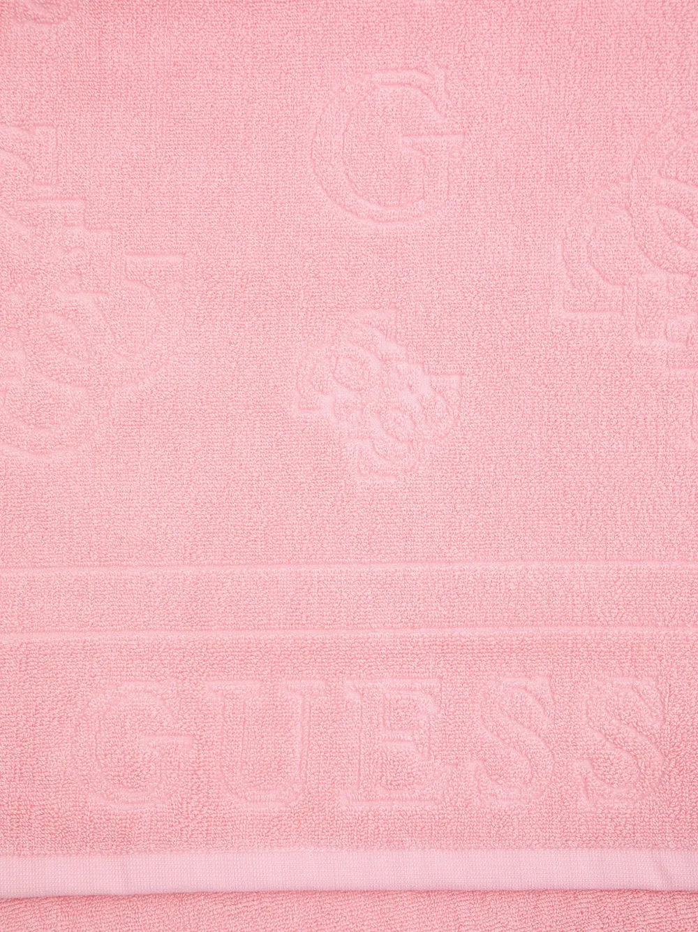 GUESS USA Strandlaken met logo-jacquard Roze