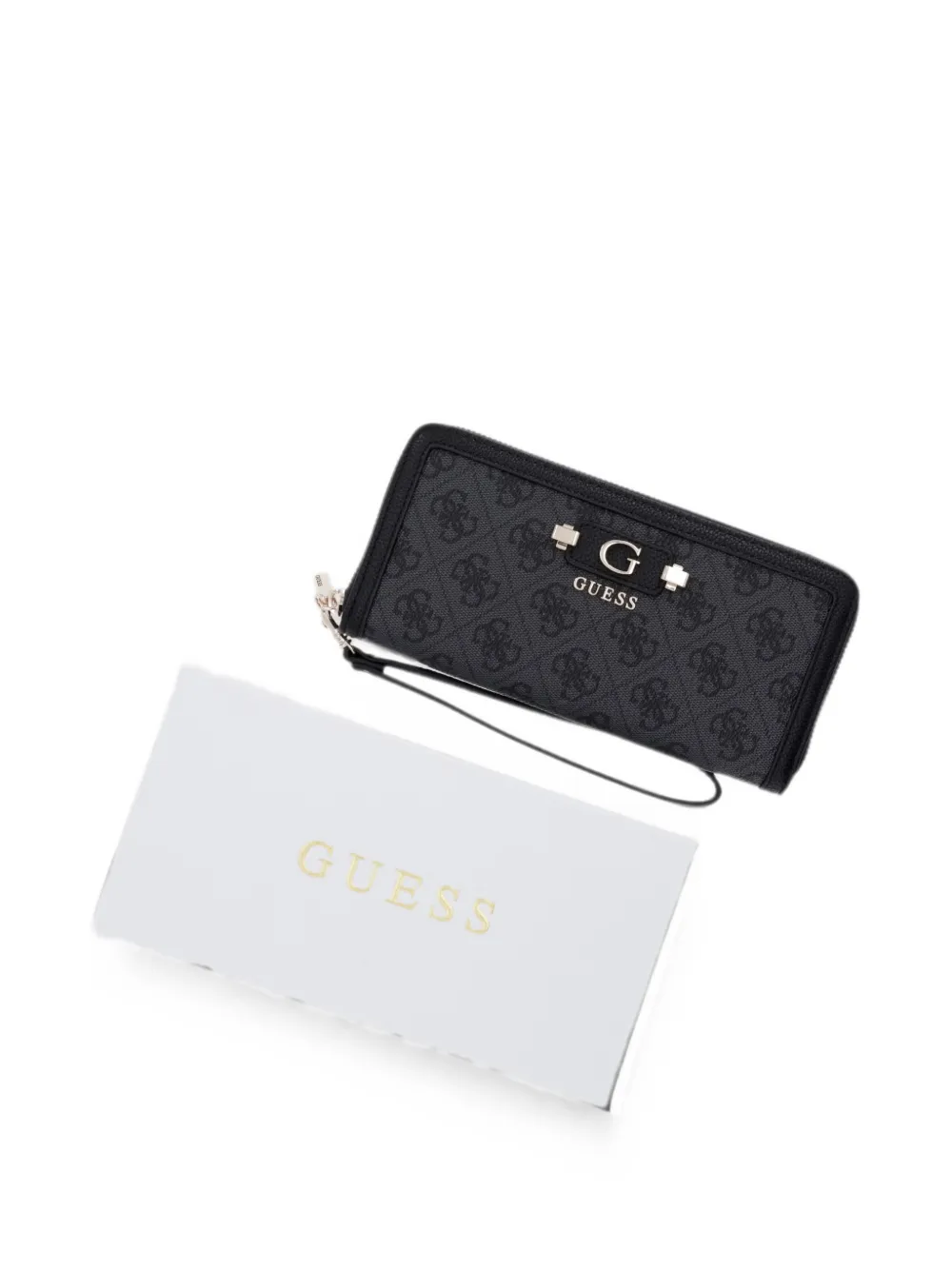 GUESS USA Lindsey portemonnee met logoplakkaat Grijs