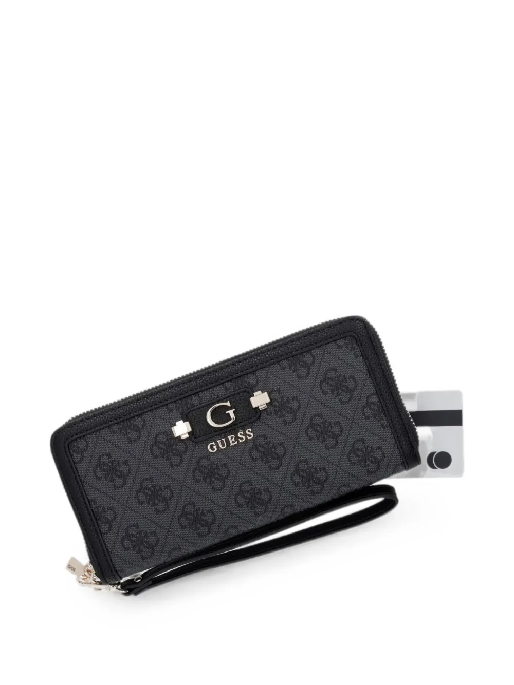 GUESS USA Lindsey portemonnee met logoplakkaat Grijs