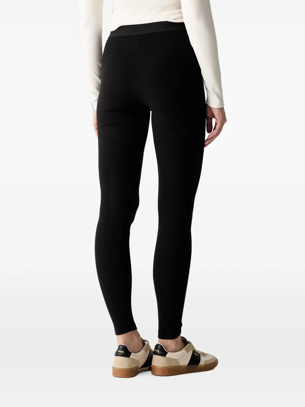 GUESS USA Ribgebreide legging Zwart