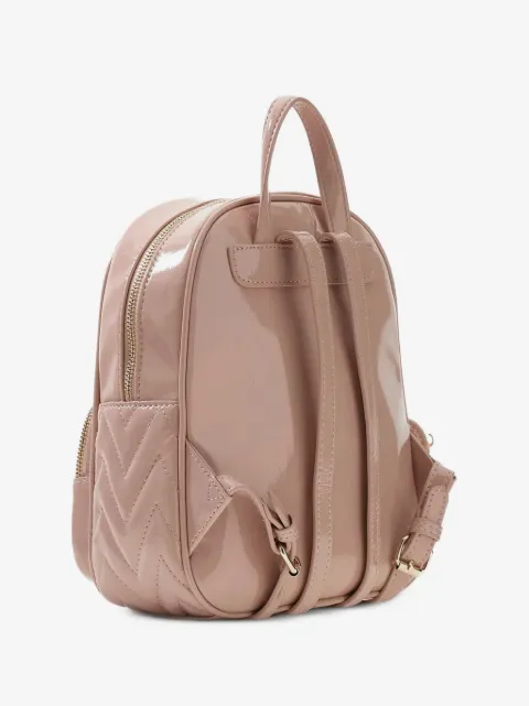 guess kids chevron-quilted logo-detail backpack