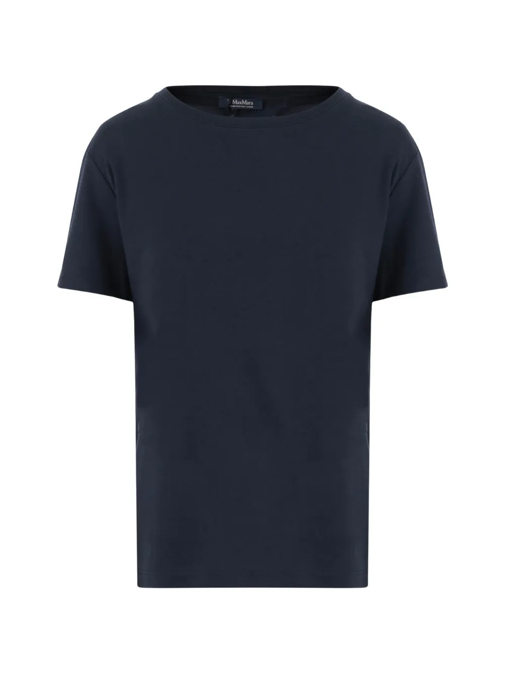 's Max Mara Logo-embroidered T-shirt In Blue