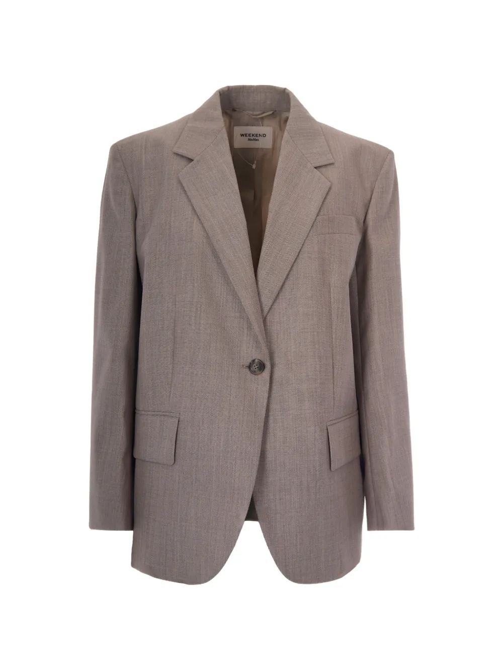 Max Mara single-breasted wool blazer - Toni neutri