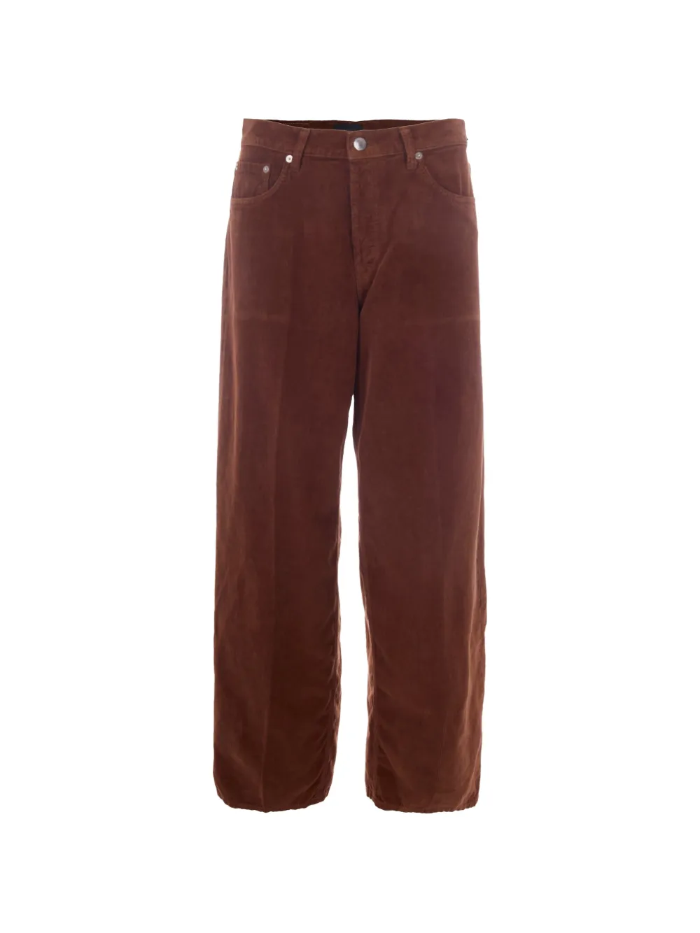 Haikure corduroy straight-leg trousers - Braun