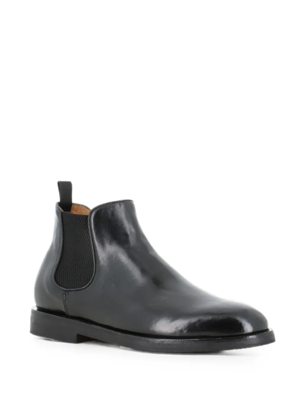 Officine Creative leather Chelsea boots Zwart