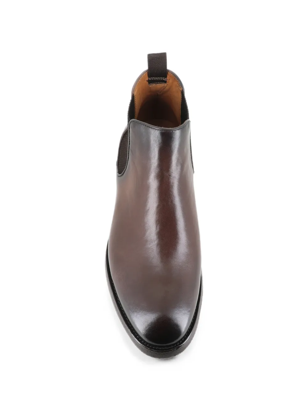 Officine Creative leather elasticated-panel ankle boots Bruin