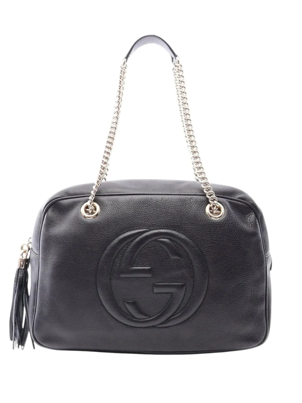 Gucci Pre-Owned 2016-2026 Leather Soho Chain shoulder bag - Nero
