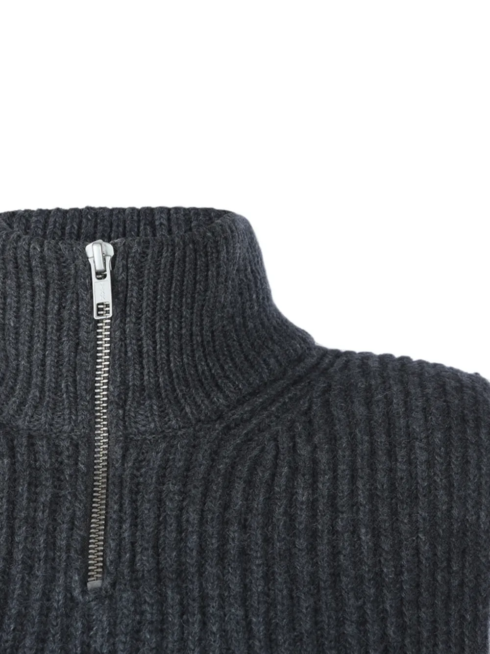 MM6 Maison Margiela Ribgebreide trui Grijs