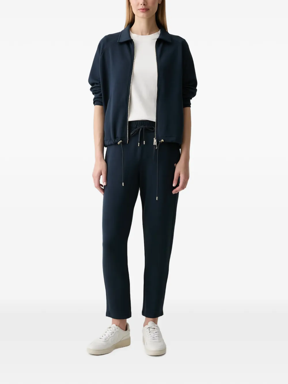 Joop! Jack met trekkoord en raglan mouwen Blauw