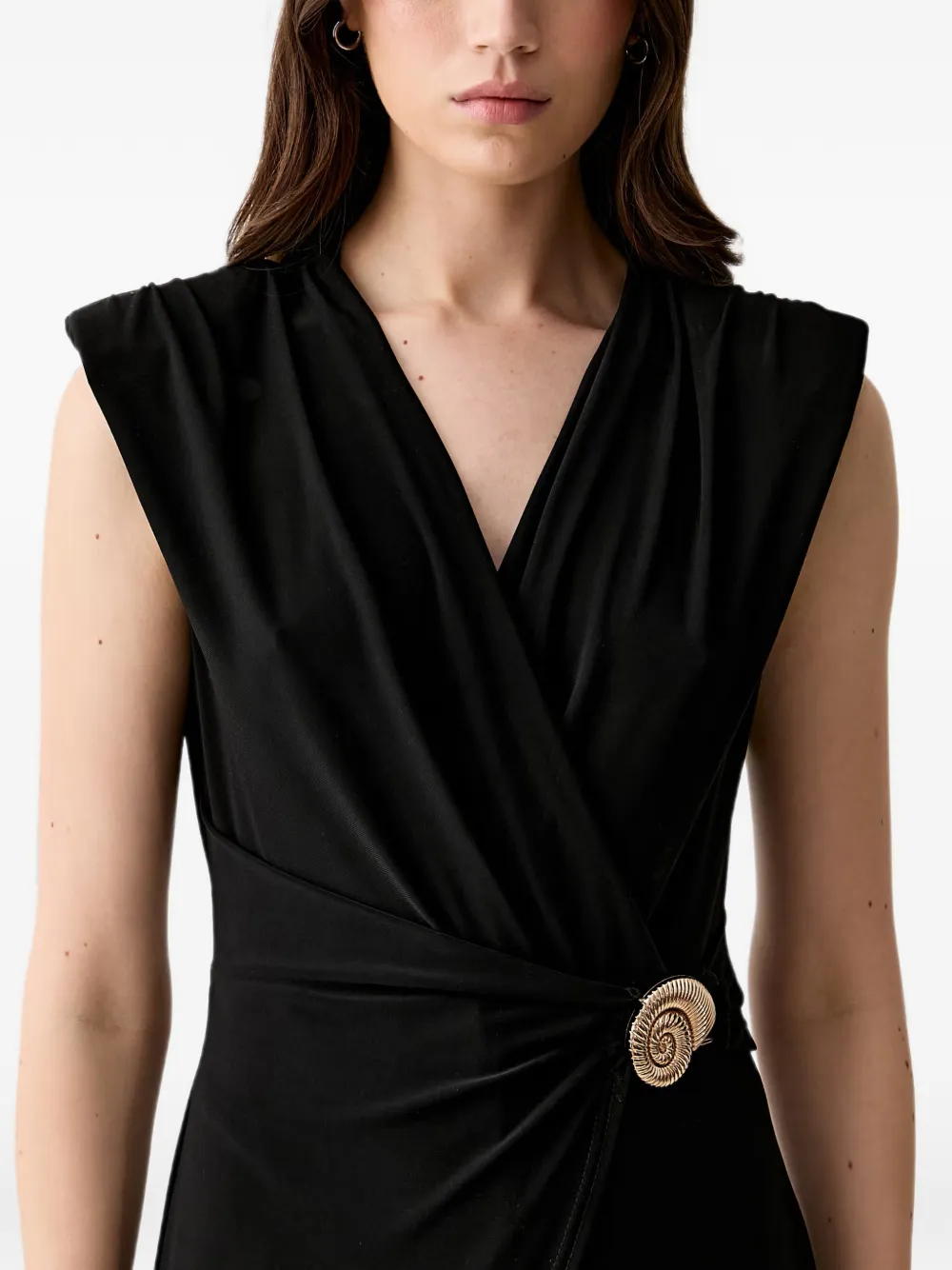 Joseph Ribkoff Jumpsuit verfraaid met schelp Zwart