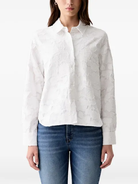 Joop! floral-jacquard shirt