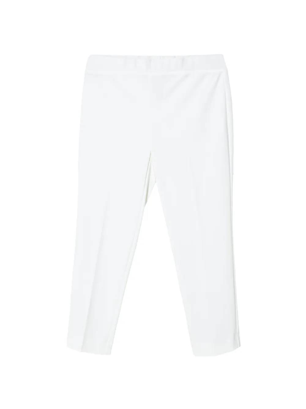 Joseph Ribkoff pressed-crease rear-slit trousers