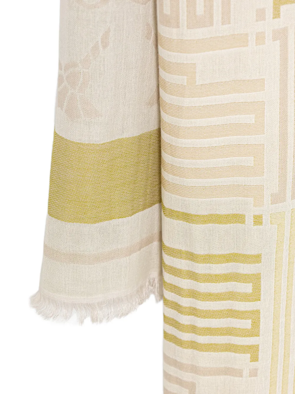 Joop! Sjaal met logoprint Beige