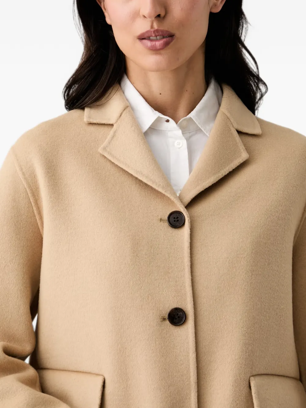 Joop! Jack met klepzak en knoopsluiting Beige