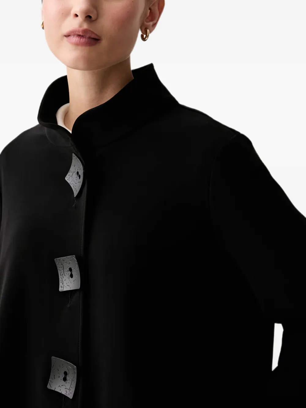 Joseph Ribkoff Button-up jack Zwart