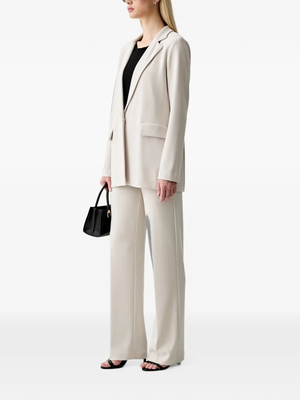 Joseph Ribkoff single-breasted notch-lapel blazer Beige
