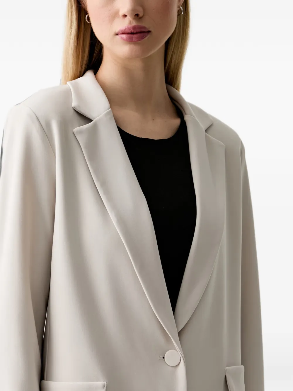 Joseph Ribkoff single-breasted notch-lapel blazer Beige