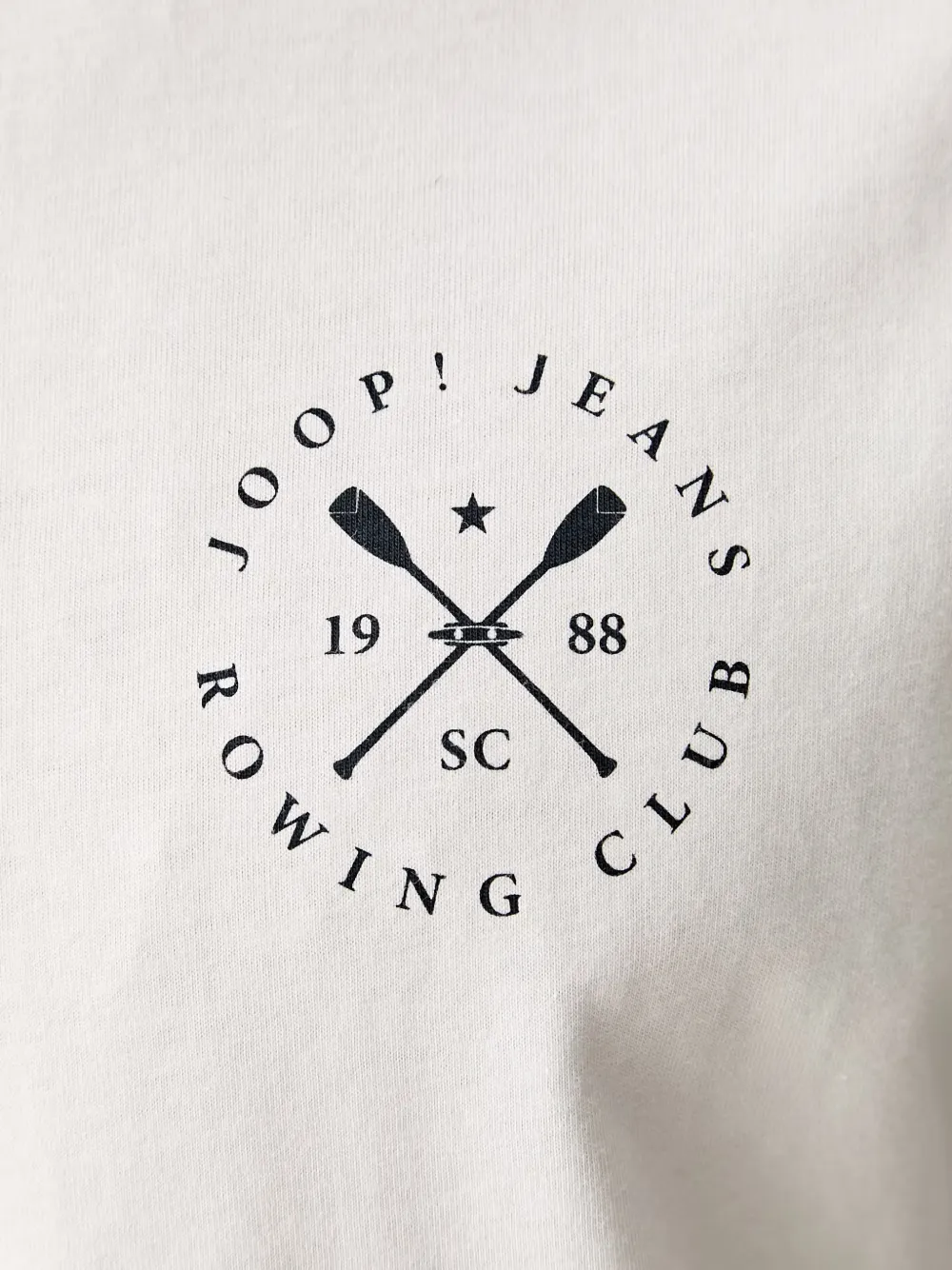Joop! T-shirt met logoprint Beige