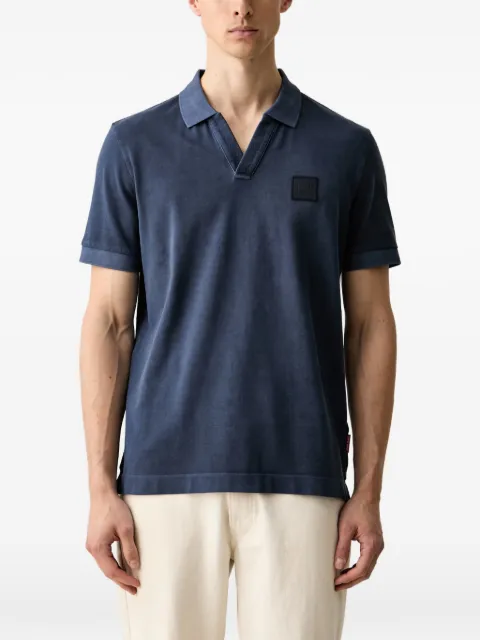 Joop! logo-patch V-neck T-shirt