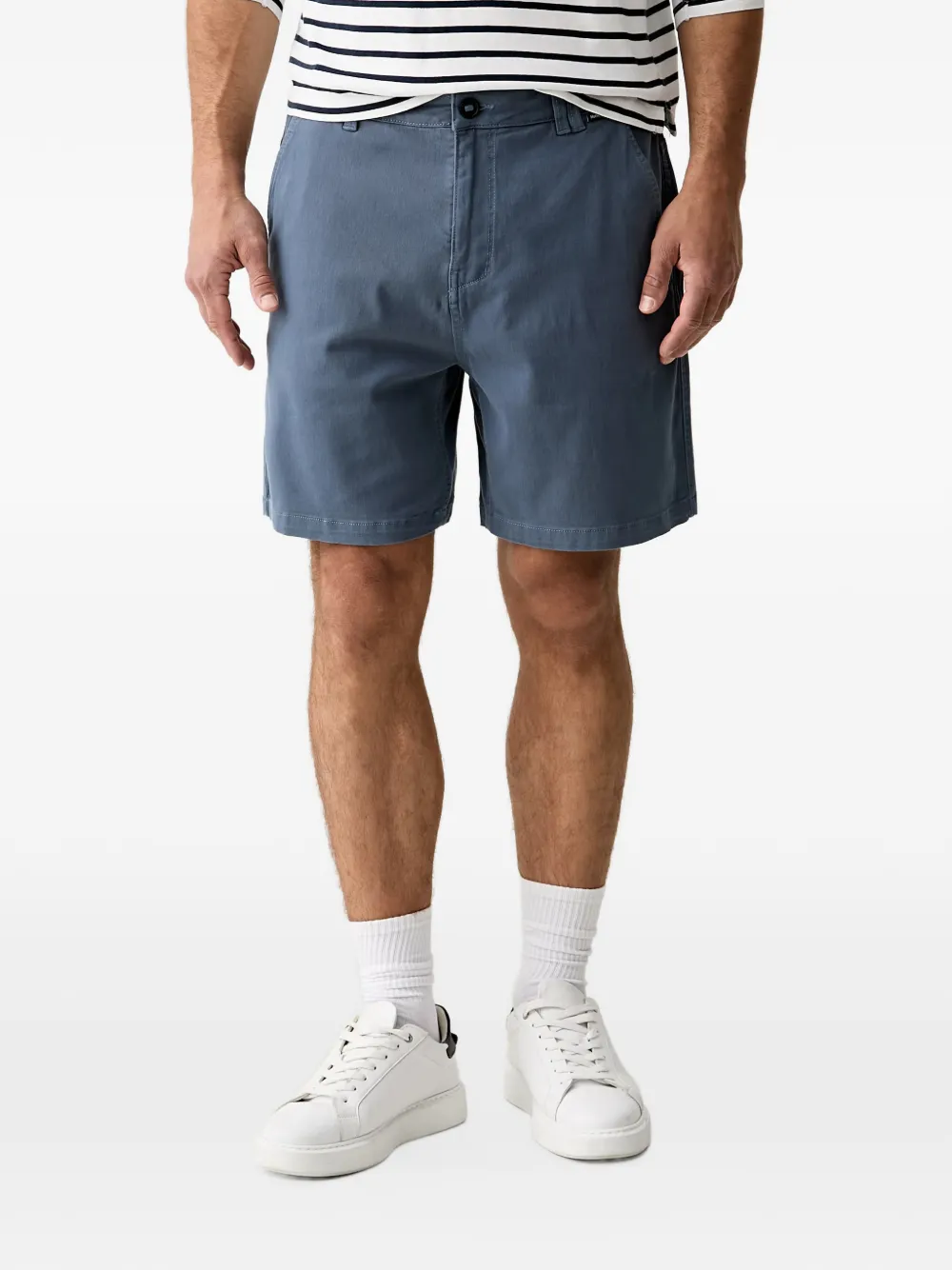 Hurley logo-patch chino shorts
