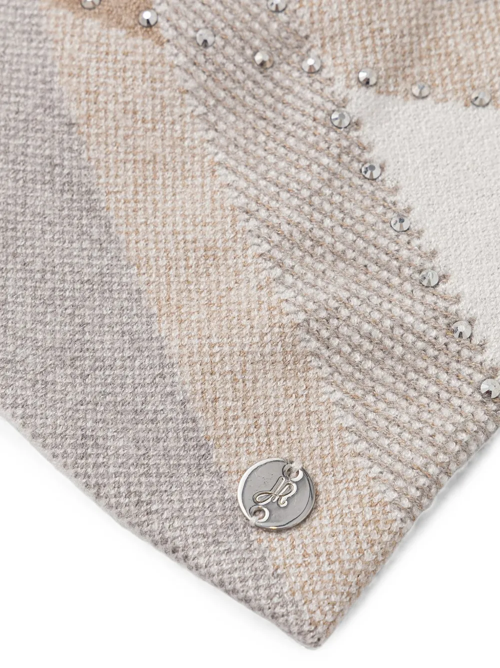 Joseph Ribkoff Muts verfraaid met stras Beige
