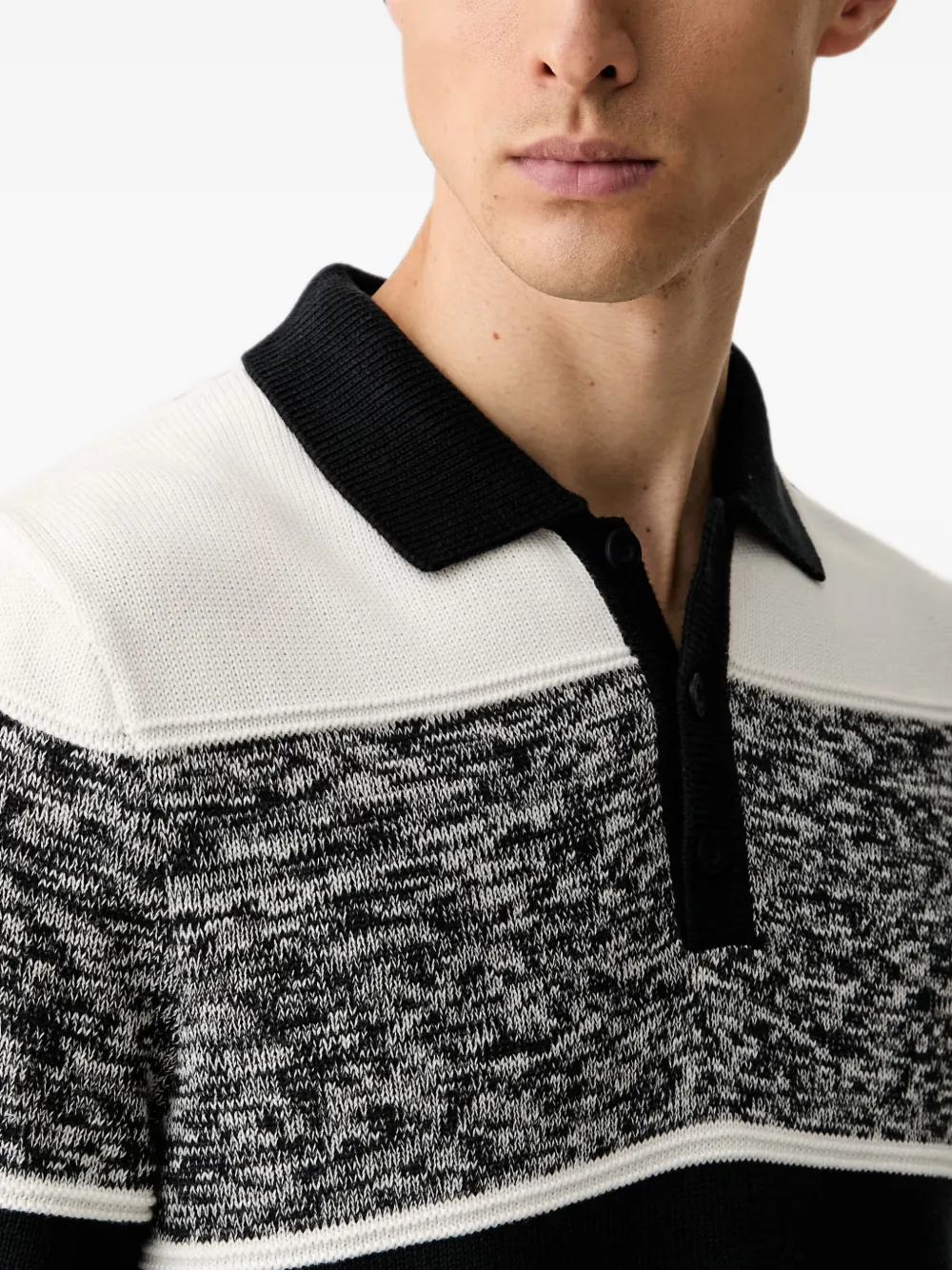 Joop! Gestreepte polotrui Blauw