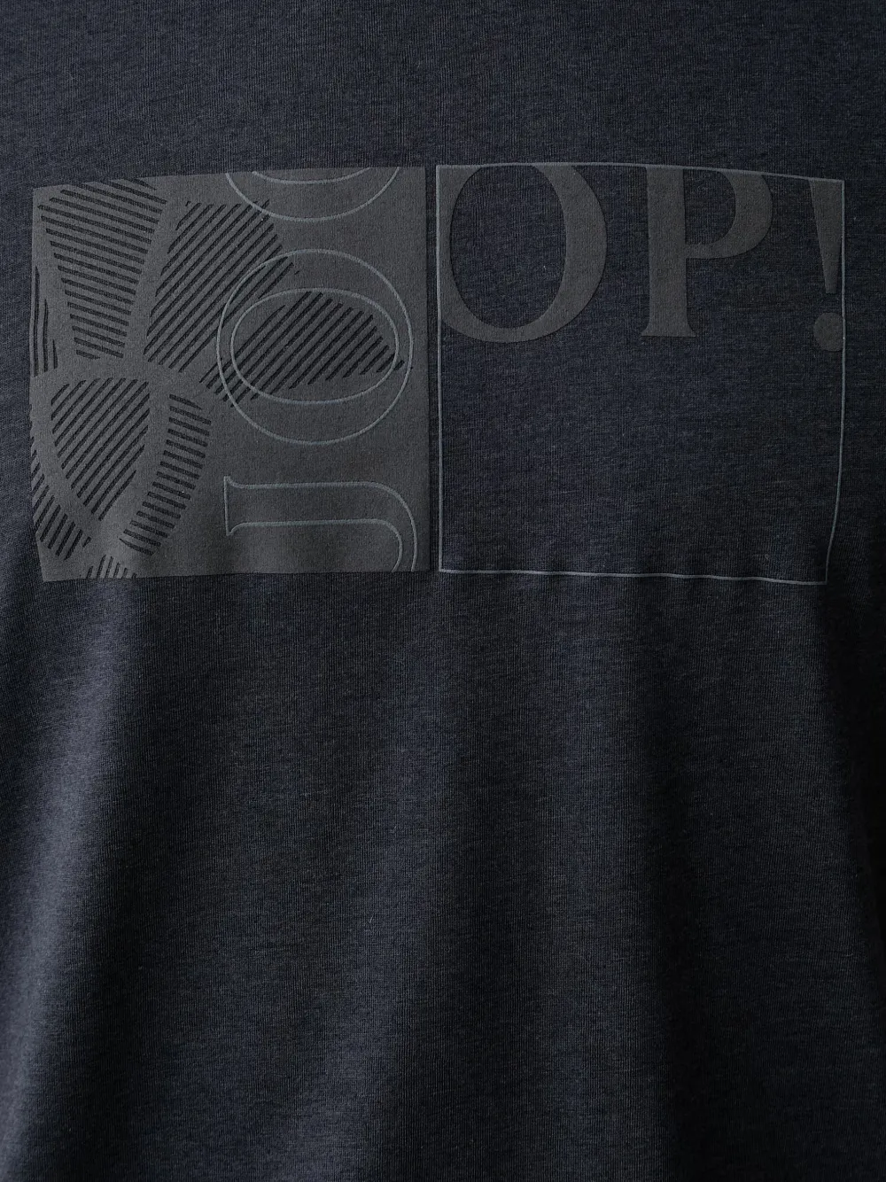 Joop! T-shirt met logoprint Blauw