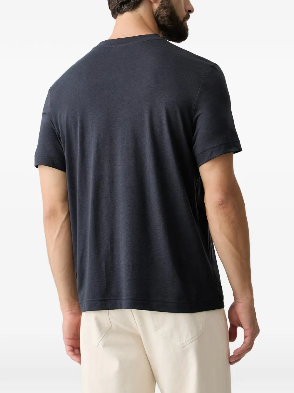 Joop! T-shirt met logoprint Blauw