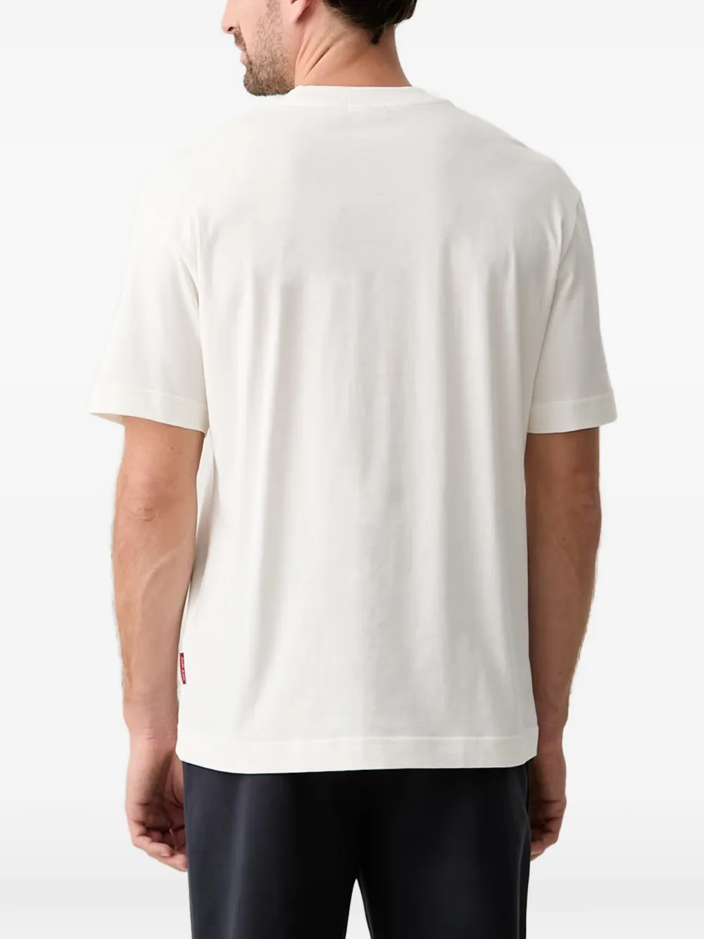 Joop! T-shirt met print Wit