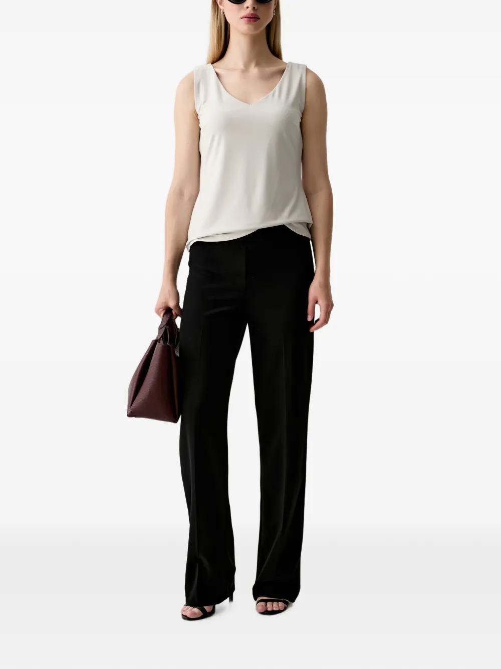 Joseph Ribkoff Mouwloze top Beige