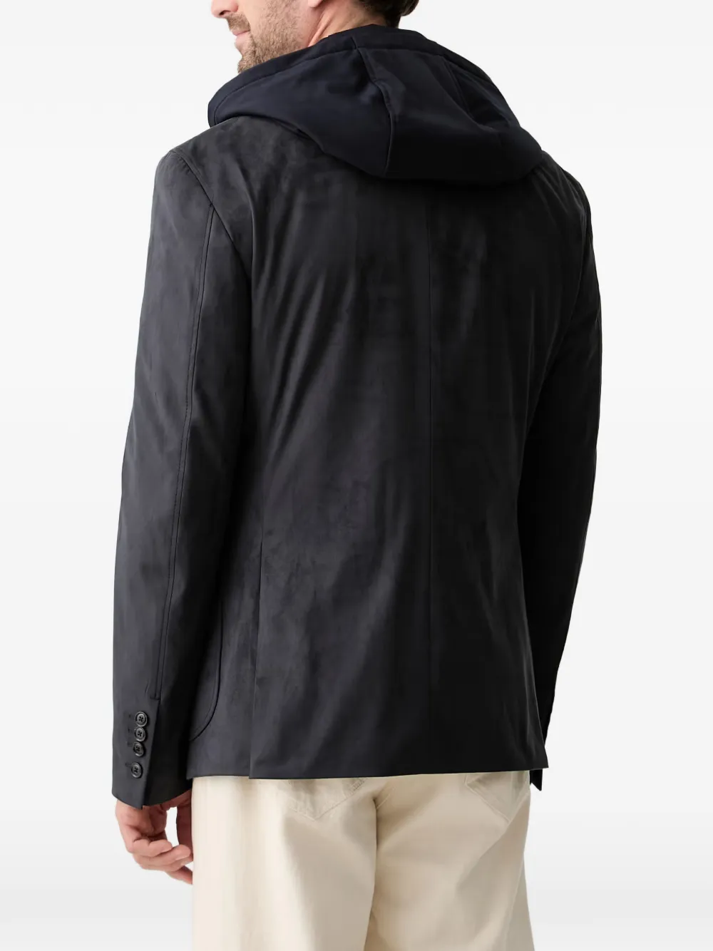 Joop! Blazer met enkele rij knopen Zwart