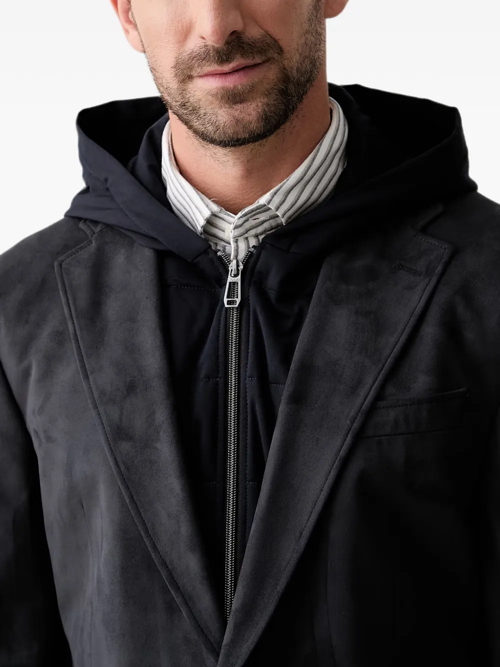 Joop! Blazer met enkele rij knopen Zwart