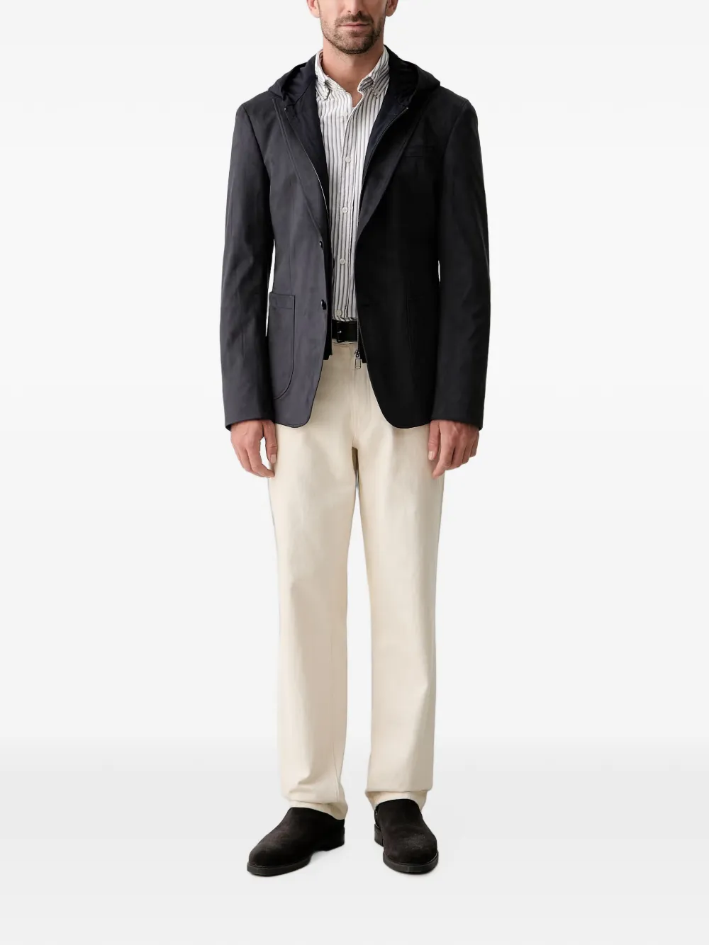 Joop! Blazer met enkele rij knopen Zwart