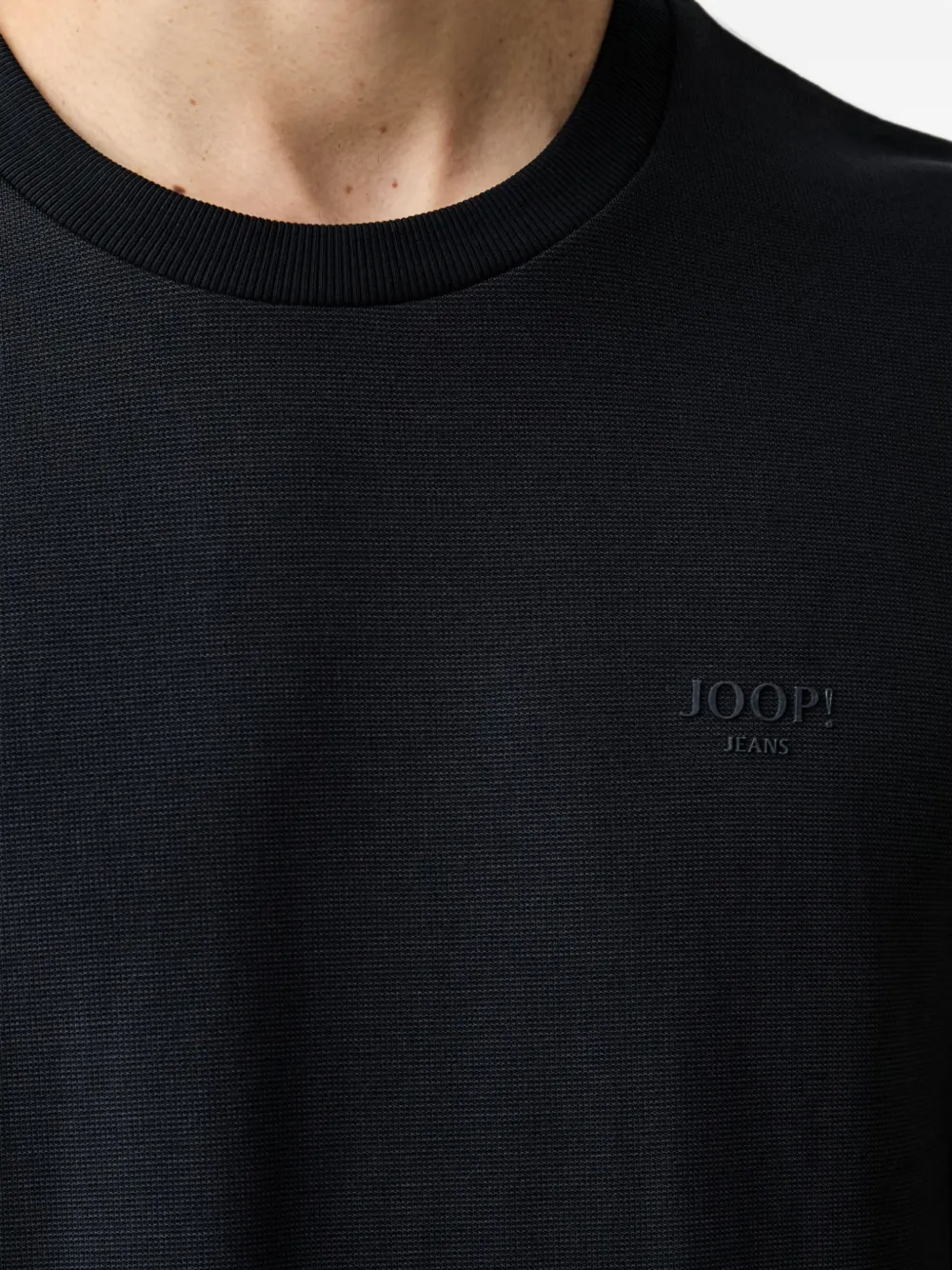 Joop! T-shirt met logoprint Blauw