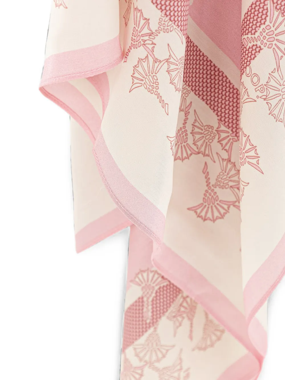 Joop! Sjaal met bloemenprint Beige