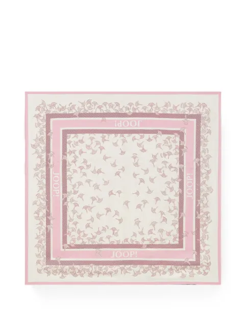 Joop! floral-print silk scarf