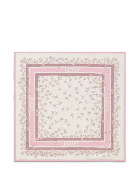 Joop! floral-print silk scarf