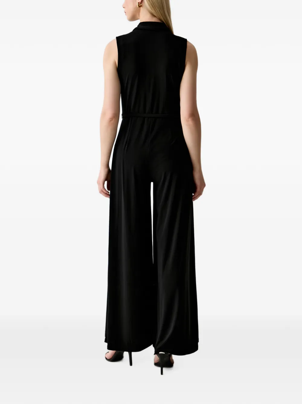 Joseph Ribkoff Mouwloze jumpsuit Zwart