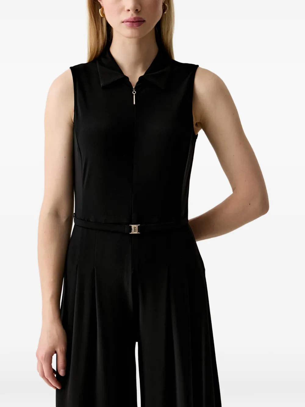 Joseph Ribkoff Mouwloze jumpsuit Zwart
