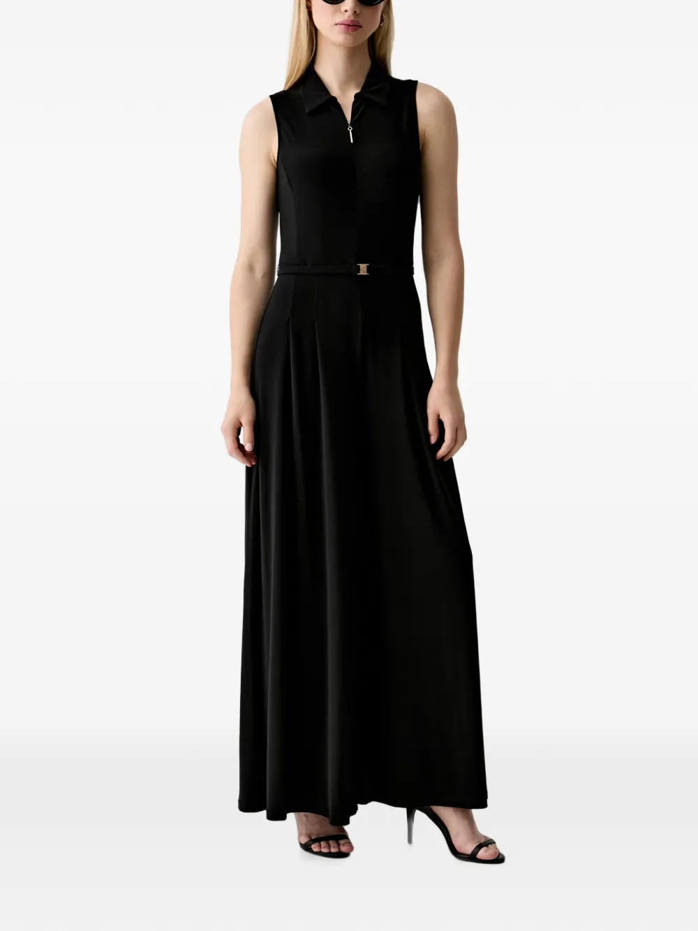 Joseph Ribkoff Mouwloze jumpsuit Zwart