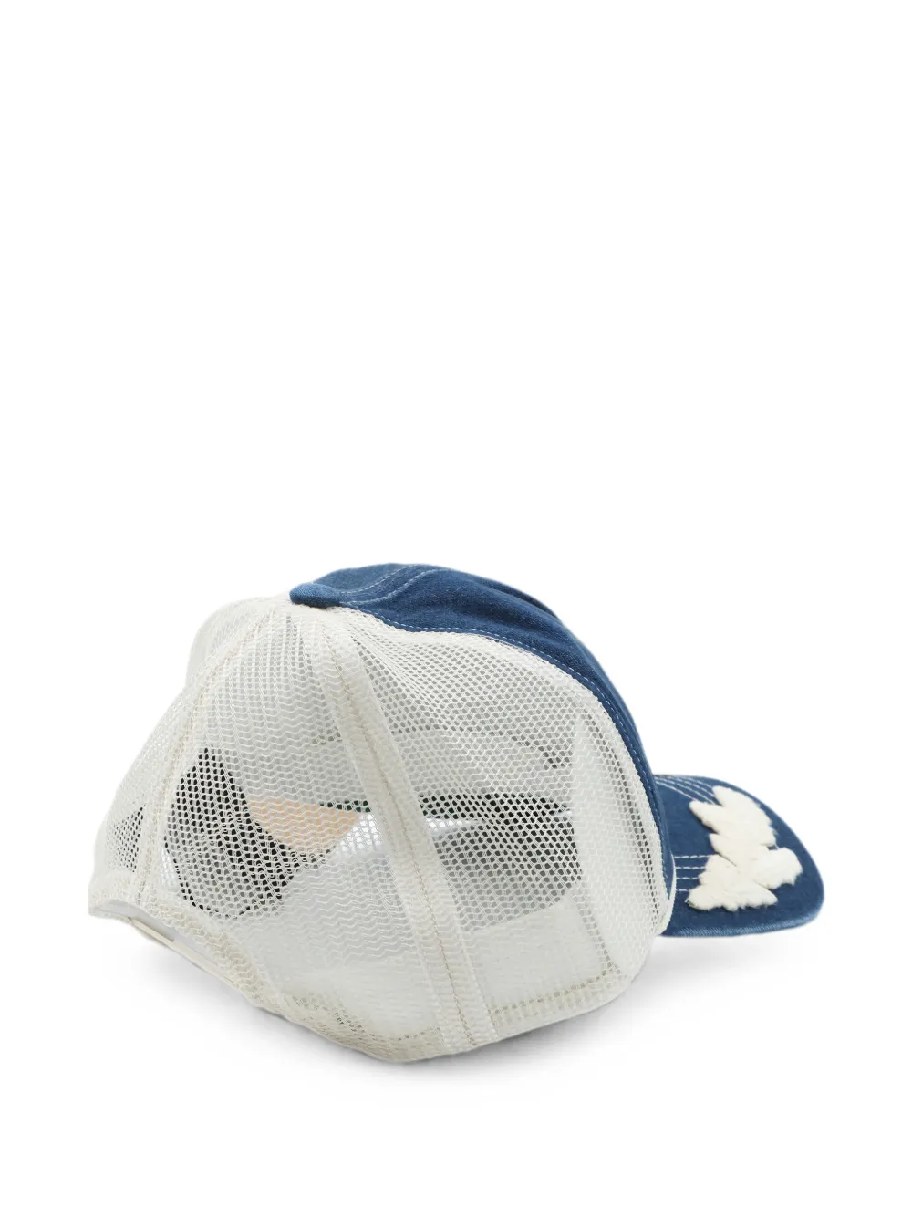 Rrl Logo-patch Mesh-panel Cap In Blue