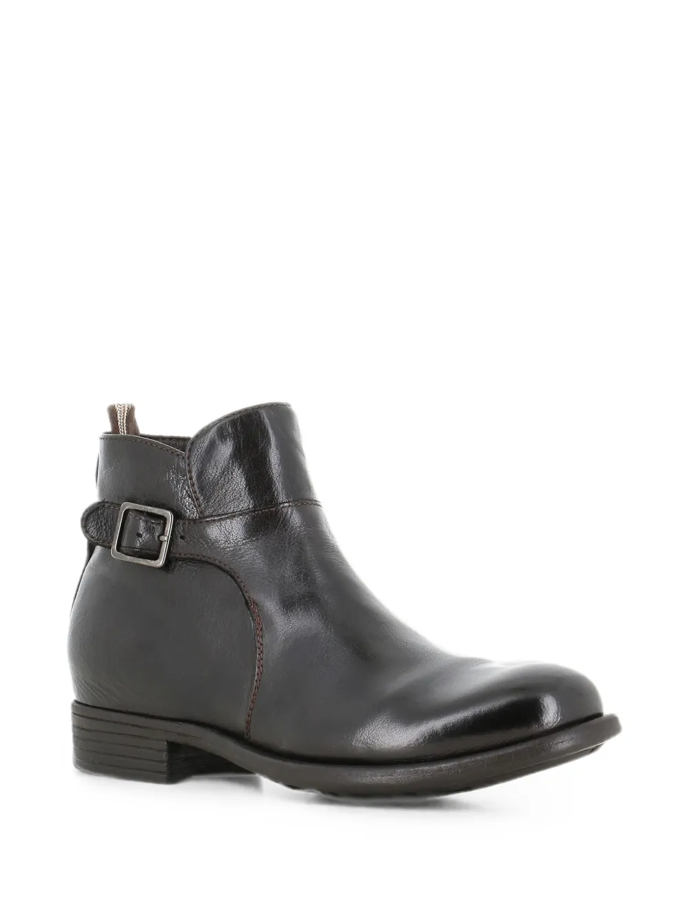 Officine Creative buckle-detail side-zip boots Bruin
