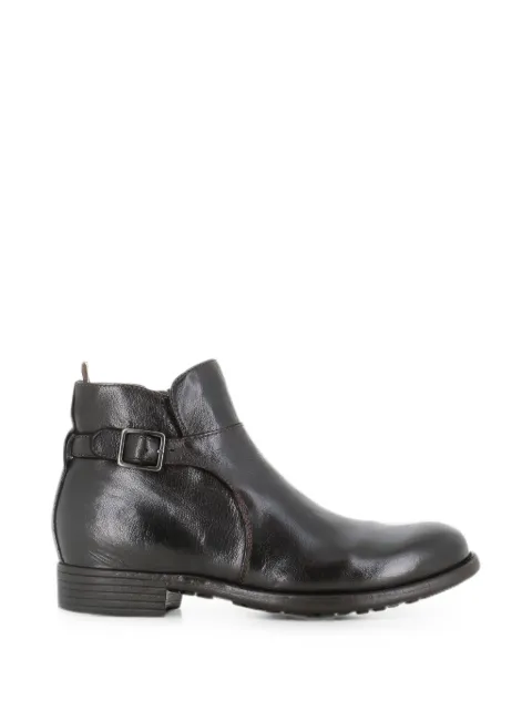 Officine Creative buckle-detail side-zip boots