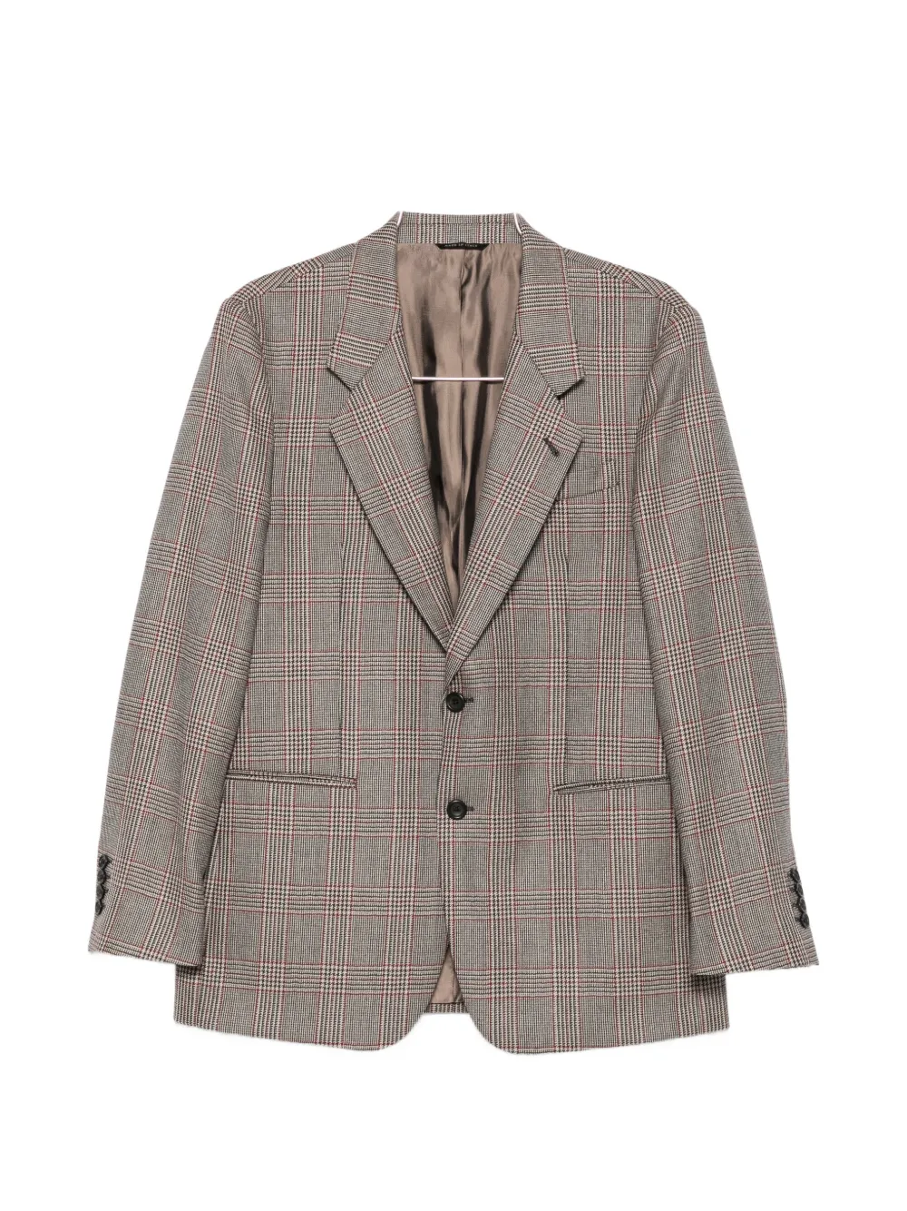 Reveres 1949 Prince of Wales check single-breasted blazer - Toni neutri