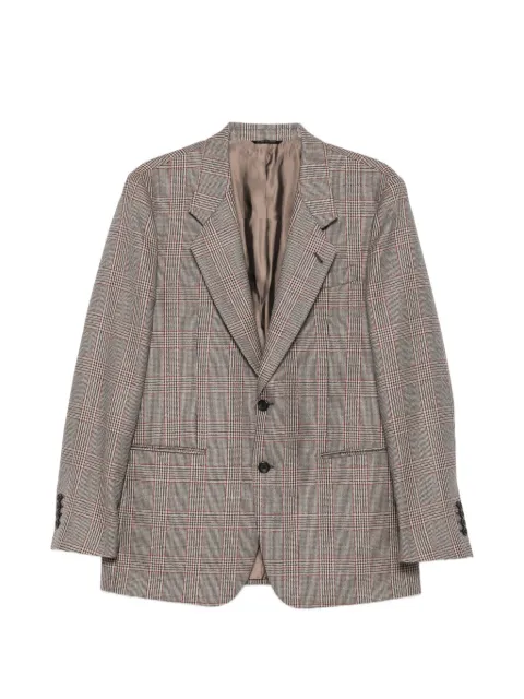 Reveres 1949 Prince of Wales check single-breasted blazer
