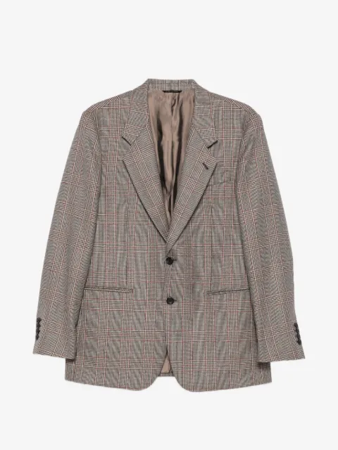 Reveres 1949 Prince of Wales check single-breasted blazer