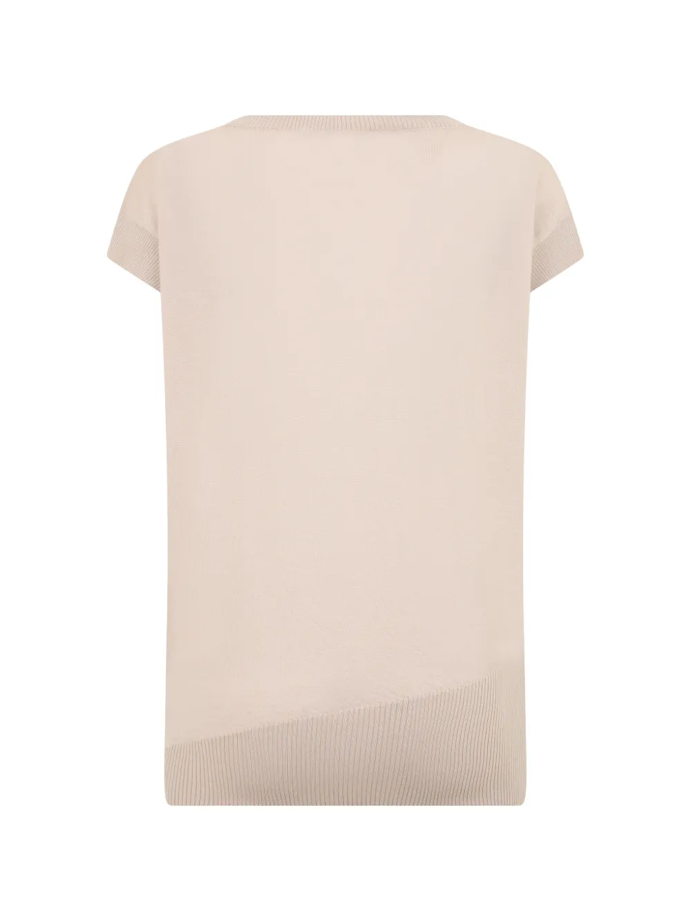 Moorer T-shirt met korte mouwen Beige