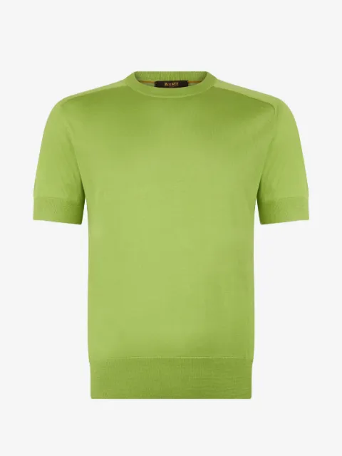 Moorer short-sleeve silk sweater
