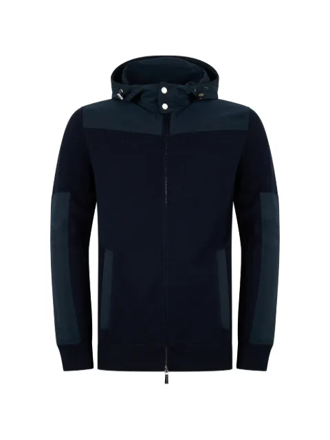 Moorer Brugnoli zip-up hooded jacket