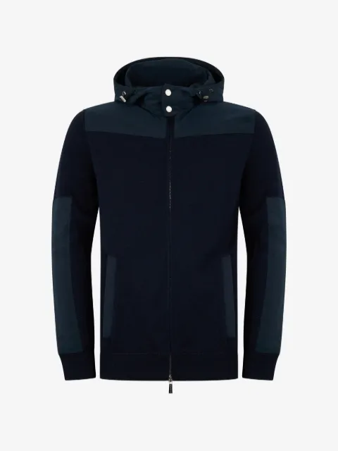 Moorer Brugnoli zip-up hooded jacket